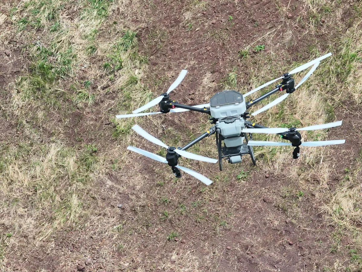 Farmland aerial view